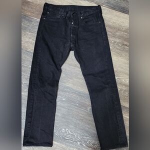 Levi's 501 black Straight Jeans Classic Style